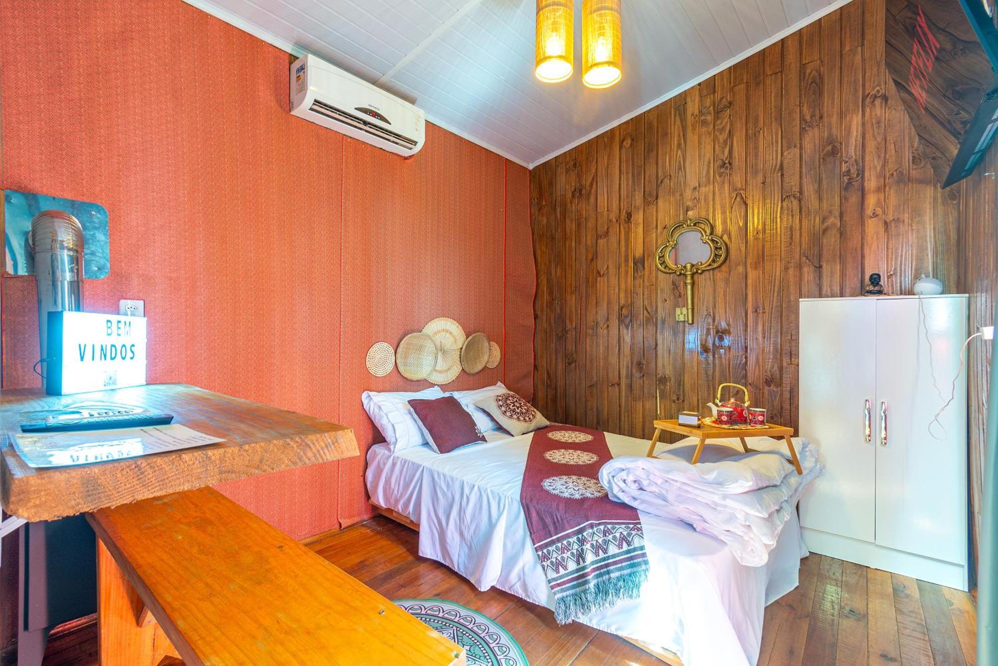 Chale Com Hidromassagem Proximo Ao Templo Budista Apartment Tres Coroas